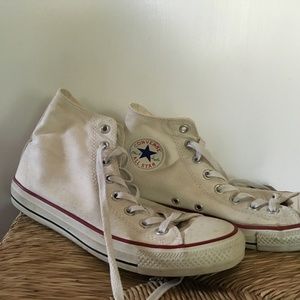 White High Top Converse All Star Sneakers